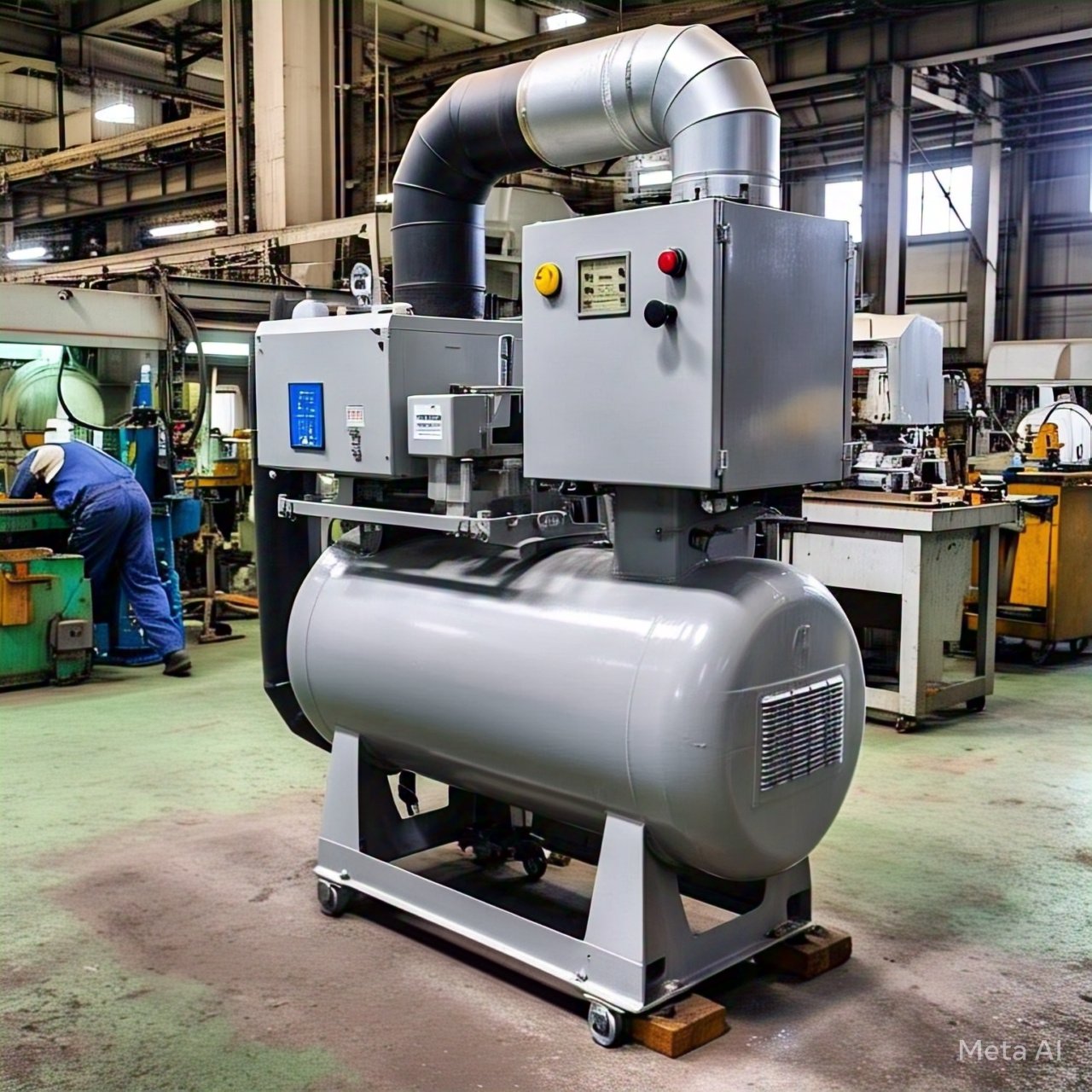 Compresor neumático industrial